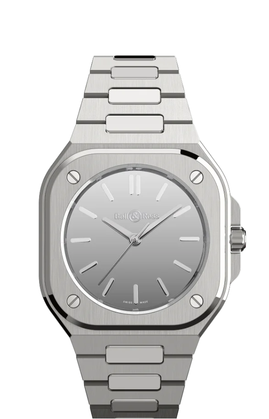 ベル＆ロス(BELL & ROSS) BR-05 グレー ミラー スティール BR-05 GREY